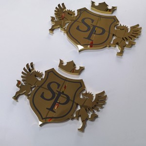 Factory Supply 3D Stainless Steel Logo